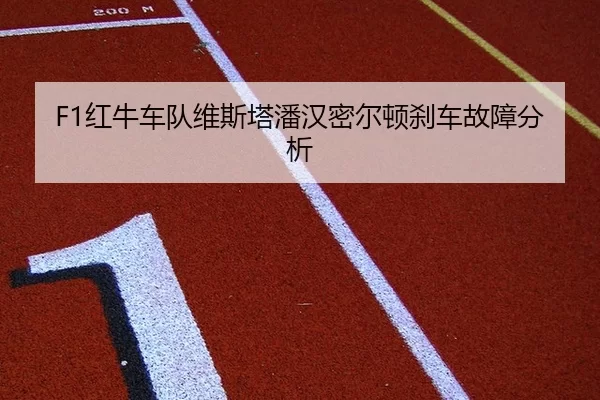 F1红牛车队维斯塔潘汉密尔顿刹车故障分析